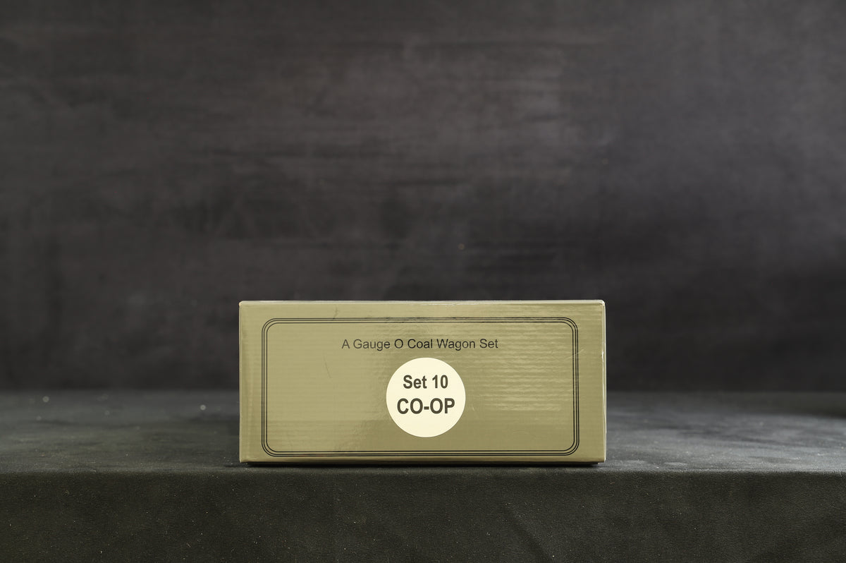 Ace Trains Coarse Scale O Gauge Set of 3 Coal Wagons (Set 10 - Co-Op)
