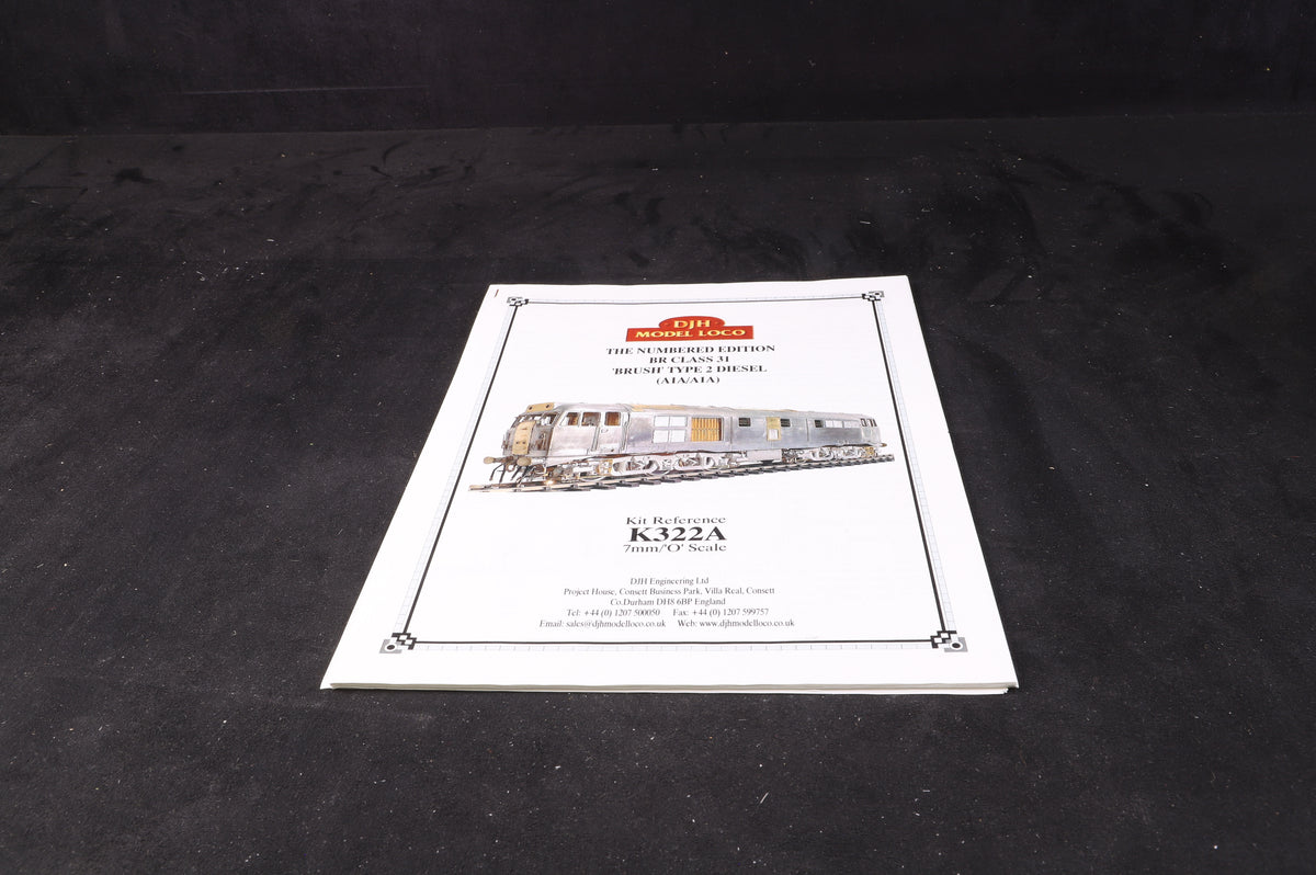 DJH BR Class 31 &#39;Brush Type 2&#39; Diesel Locomotive Kit