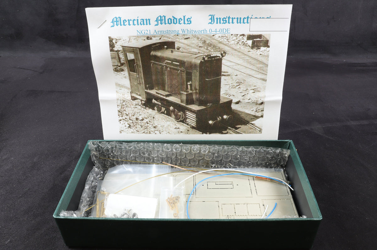 Mercian Models NG21 Finescale 7mm Narrow Gauge Penmaenmawr Armstrong Whitworth 0-4-0 Kit
