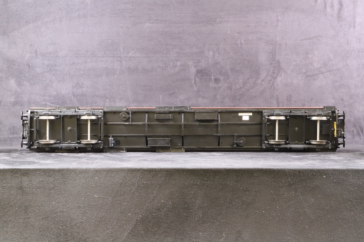 Gauge 1 Model Company Gauge 1 MK1  Brake Second Coaches &#39;E34330&#39; Blood/Custard