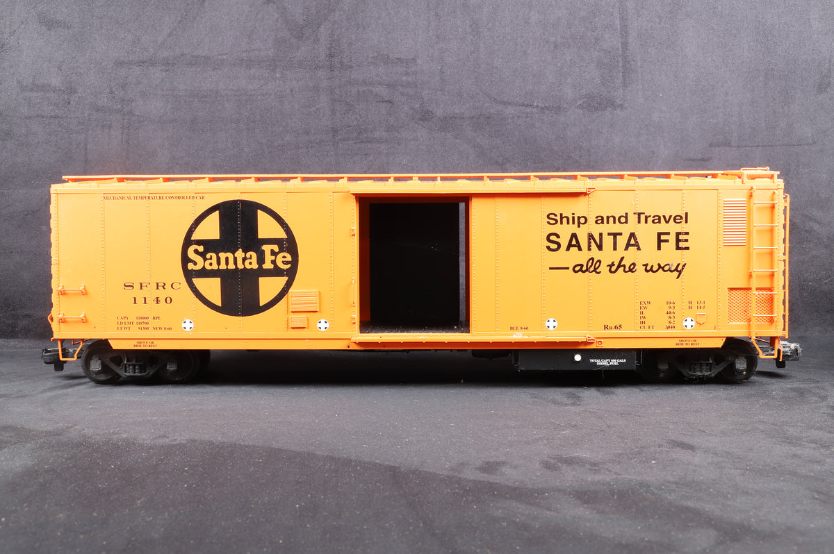 USA Trains G Rake of 3 50ft Mechanical Reefer Wagons, Santa Fe