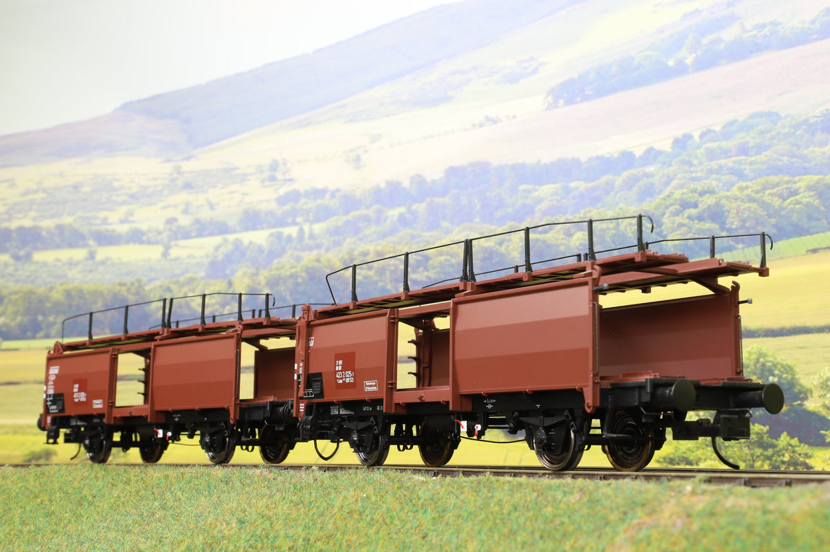 BRAWA Finescale 37055 Laae 540 Type Auto Trucks (2) DB