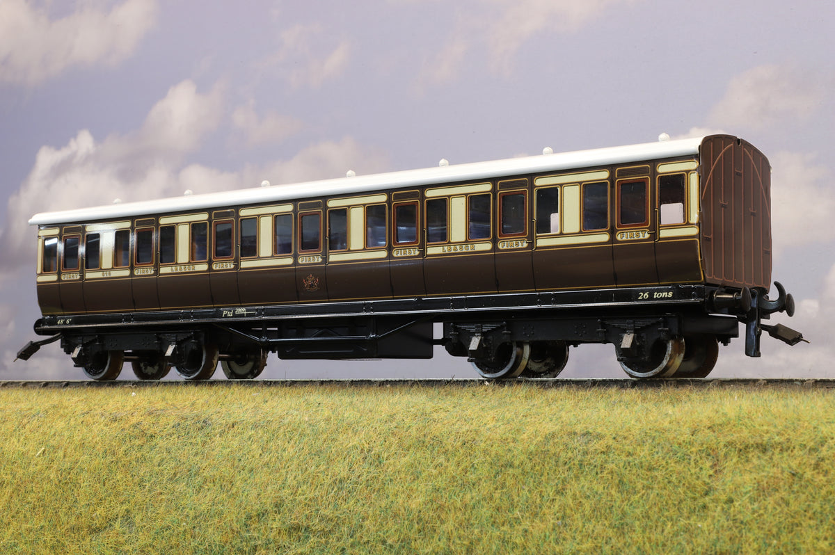 Five Darstaed Coarse Scale O Gauge LB&amp;SCR Bogie Coaches