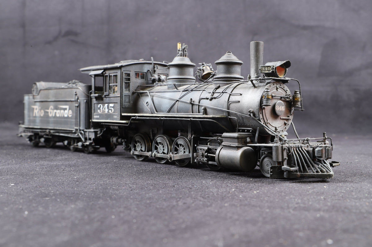 Iron Horse Models / KTM On3 D&amp;RGW C-19 2-8-0 &#39;345&#39;, Professionally Weathered &amp; Detailed