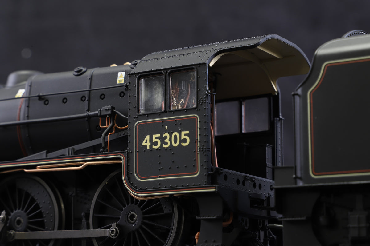 Ellis Clark Trains O Gauge Stanier Class 5 4-6-0 &quot;Black 5&quot;, Late BR Lined, &#39;45305&#39; &#39;Alderman A. E. Draper&#39;, Welded Tender, DCC Sound