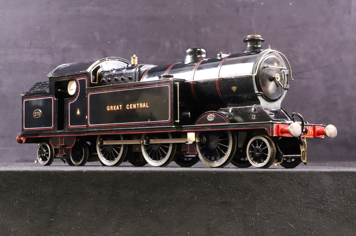 Gauge 1 Live Steam (Kit/Scratch-Built) GCR Class 1B No. 276 Lined Black