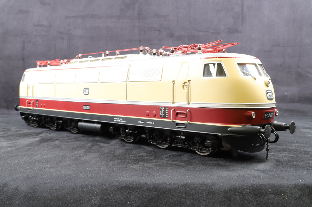 Kit/Scratch Built Gauge 1 DB Red/Cream Electric Locomotive &#39;E03 001&#39;, DCC Sound
