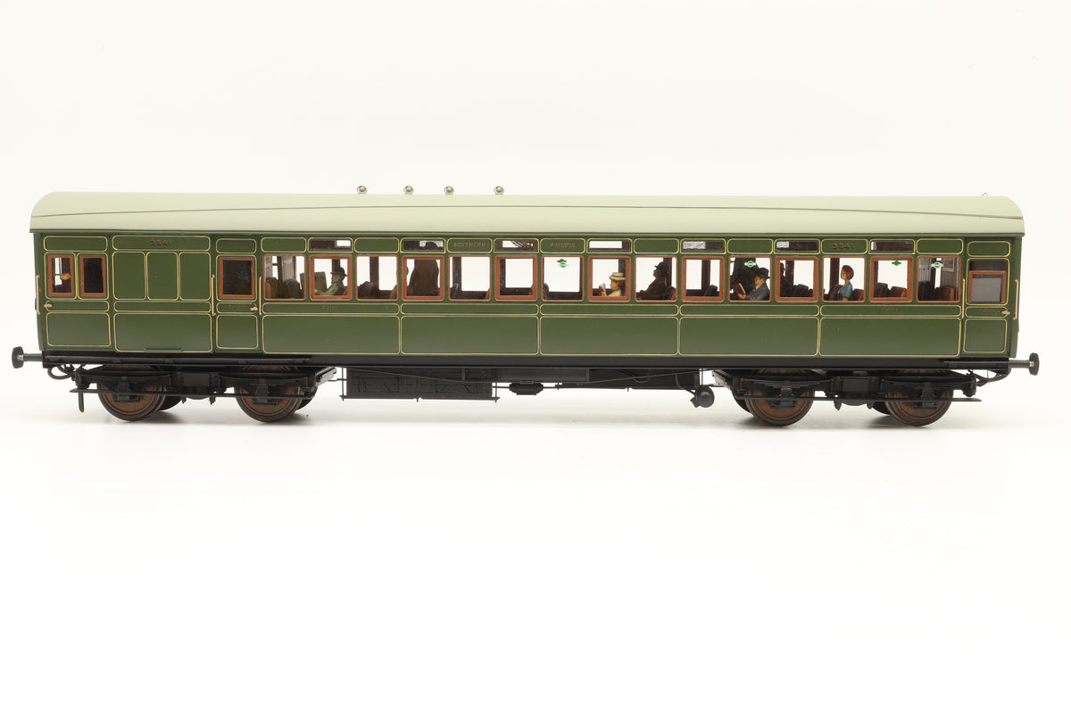 Finescale Gauge One Peter Rogers-built Southern Railway 'Balloon' Open Third No.746