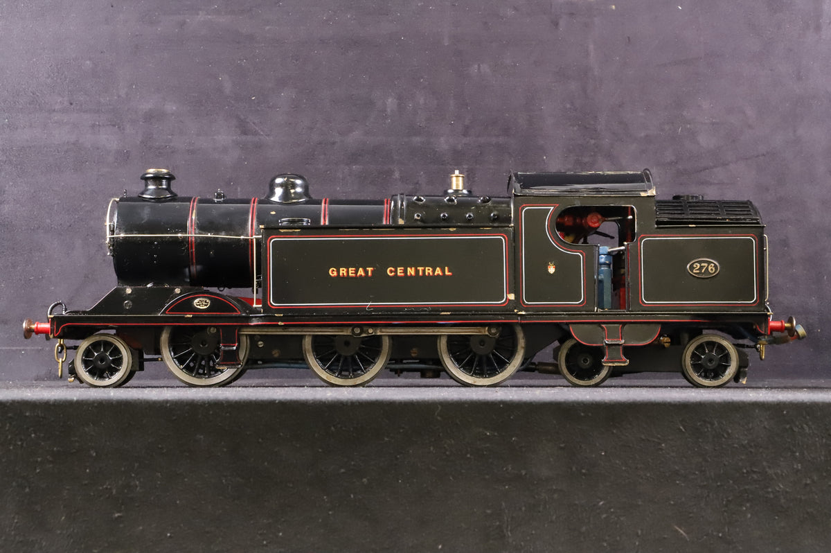 Gauge 1 Live Steam (Kit/Scratch-Built) GCR Class 1B No. 276 Lined Black