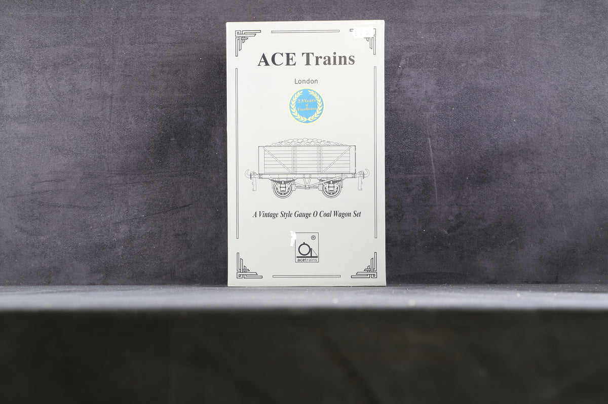 ACE Trains Coarse Scale O Gauge Coal Wagon Set - Set 3 London