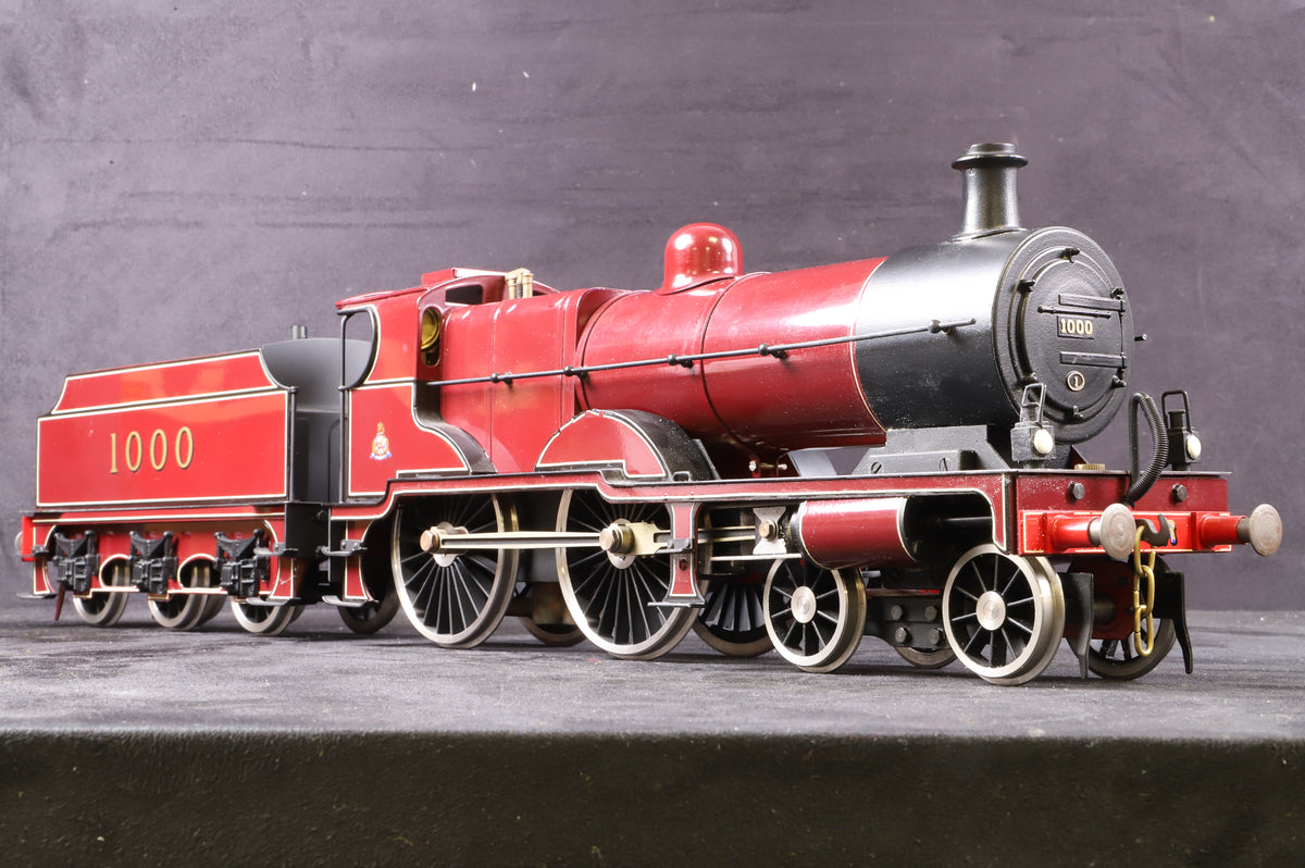 J&M Models Gauge 1 Live Steam Midland Compound 4-4-0 No. 1000