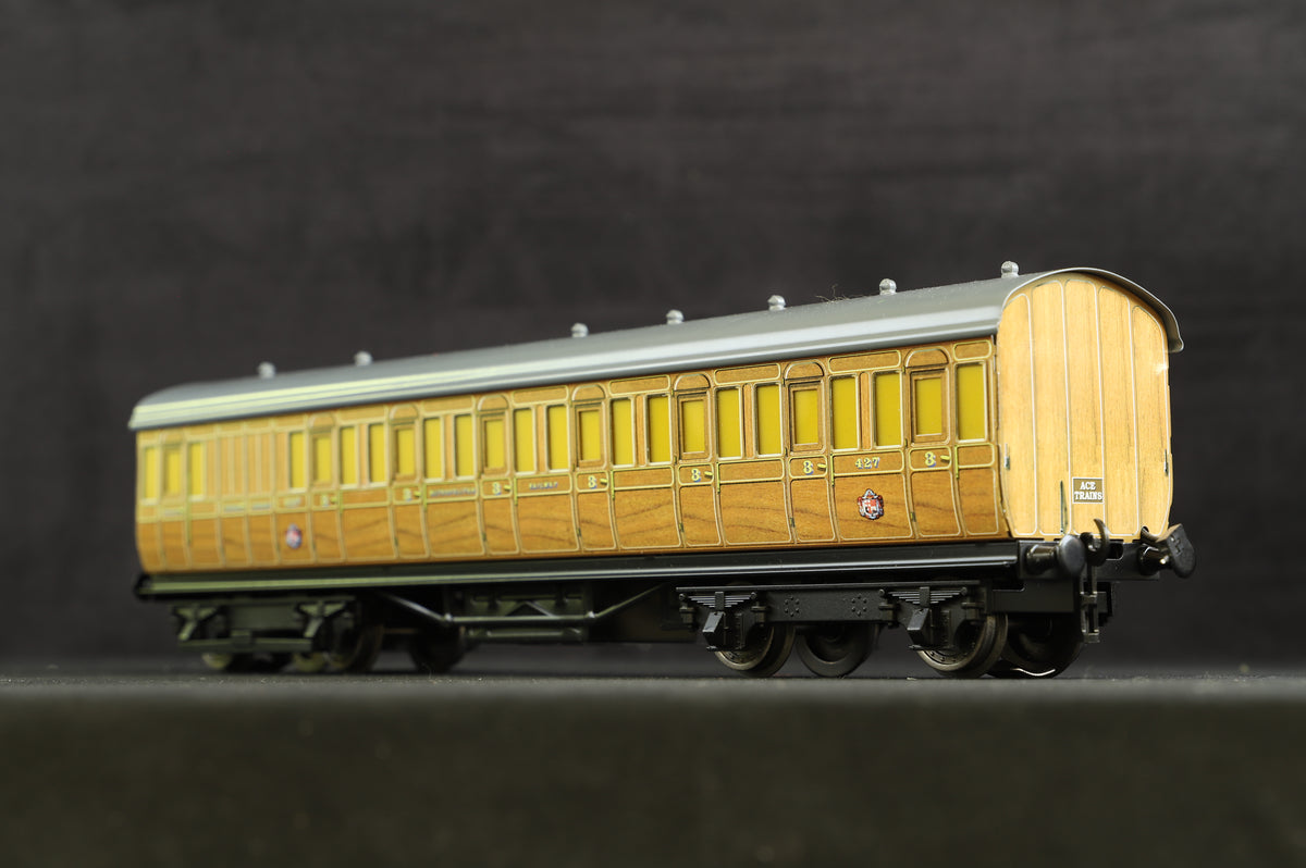 ACE Trains Coarse Scale O Gauge Metropolitan Railway Brake Third Coach Teak