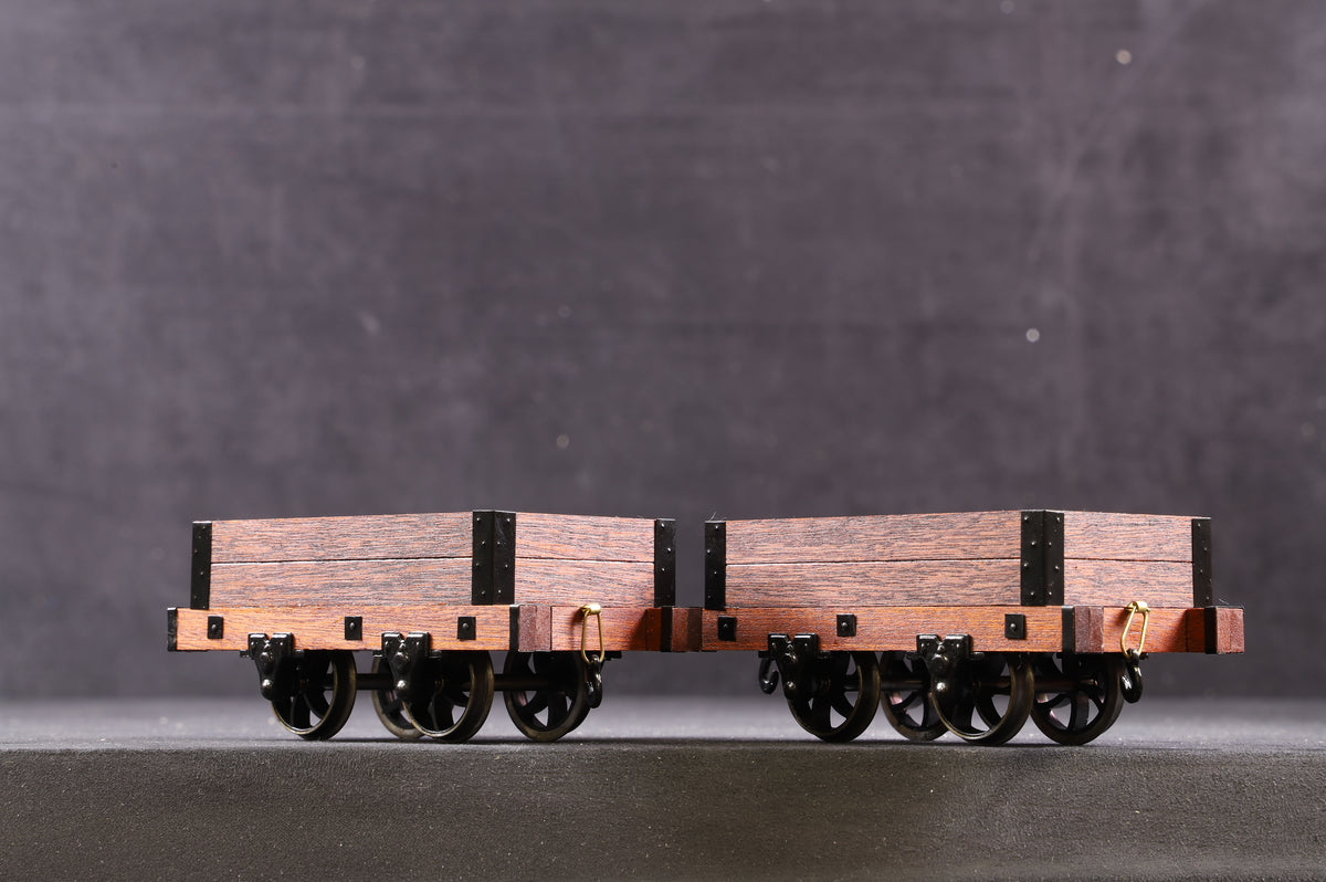 Perfect World 16mm (32mm Narrow Gauge) TL02 Talyllyn Railway Open Wagons x 5