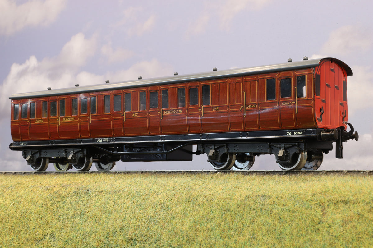 Darstaed Coarse Scale O Gauge LT Non-Corridor Brake Coach (No pickups)