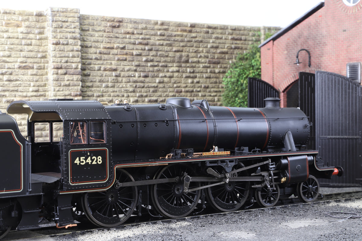 Ellis Clark Trains E1003YS O Gauge Stanier Class 5 4-6-0 &quot;Black 5&quot;, Early BR Lined, &#39;45428&#39; &#39;Eric Treacy&#39;, Welded Tender, DCC Sound (Limited Edition)