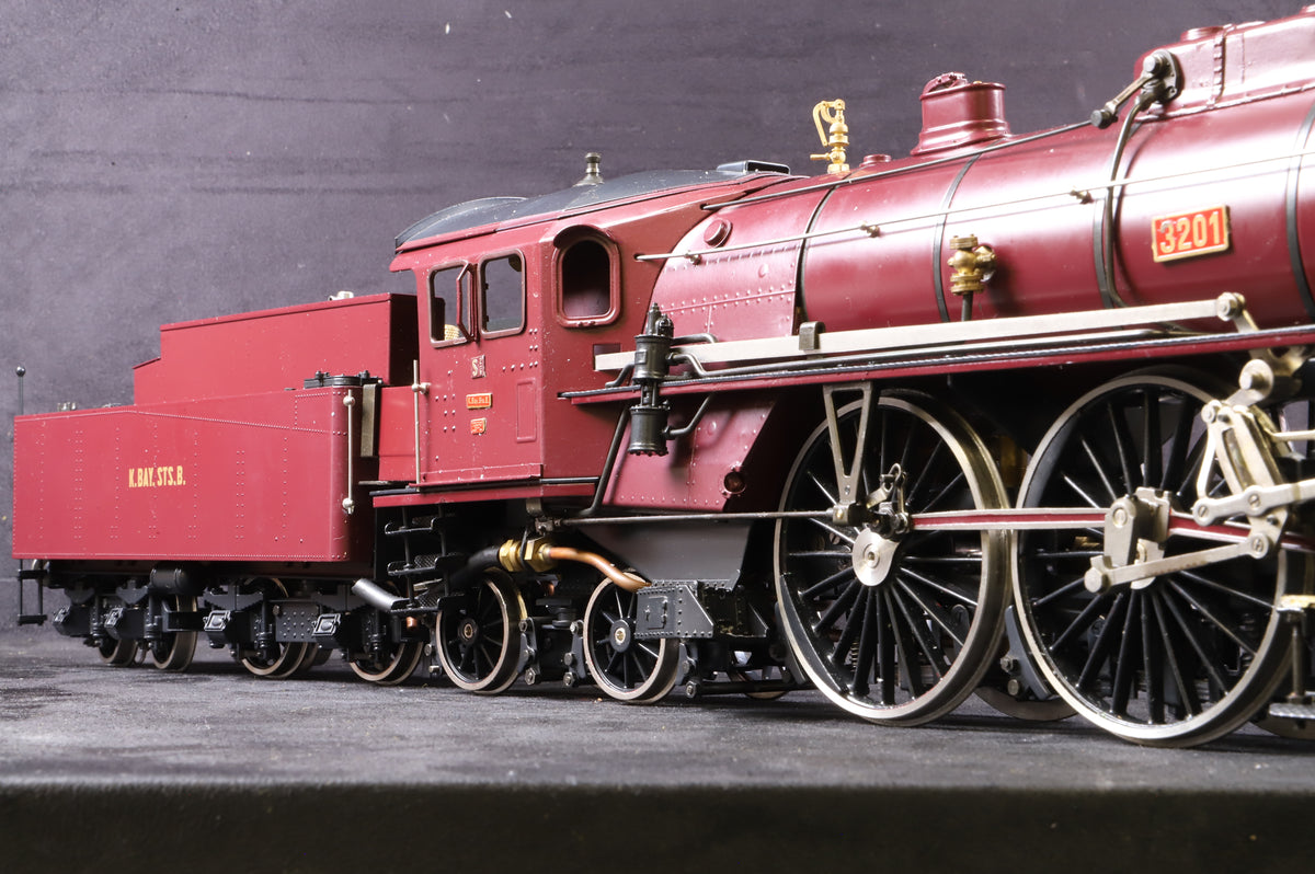 Aster Gauge 1 (Factory-Built) Live Steam Bavarian State Railways BAY.S2/6 No. 3201