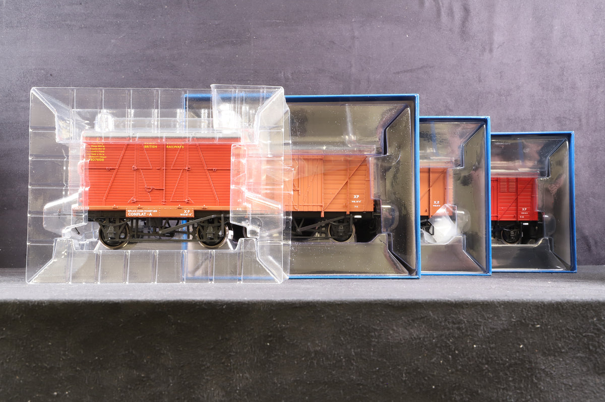 Dapol Finescale O Gauge Rake of 4 BR Wagons