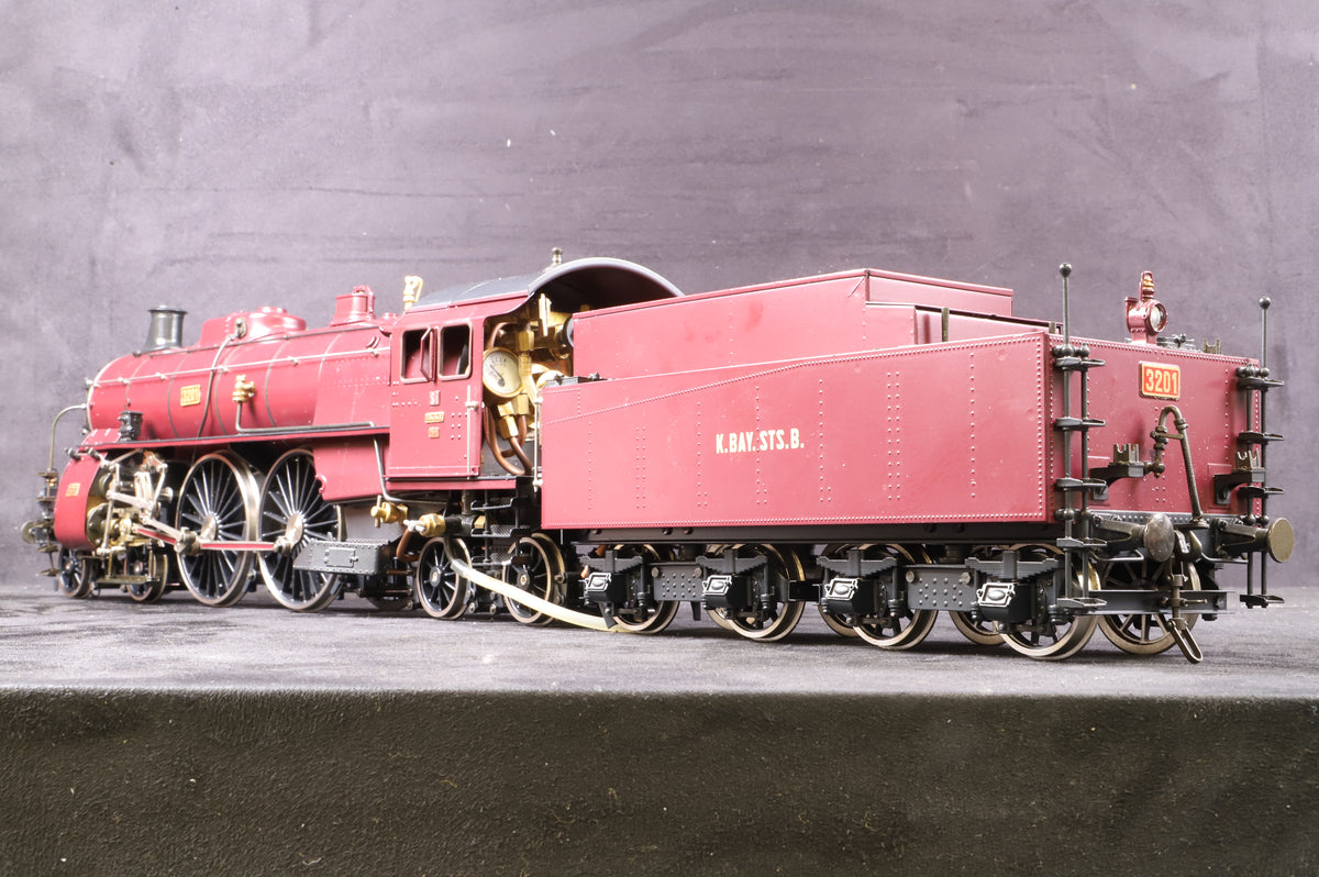 Aster Gauge 1 (Factory-Built) Live Steam Bavarian State Railways BAY.S2/6 No. 3201