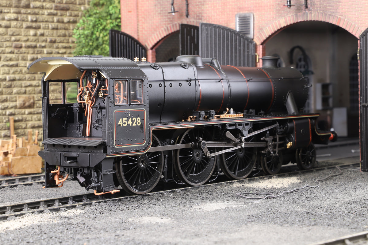 Ellis Clark Trains E1003Y O Gauge Stanier Class 5 4-6-0 &quot;Black 5&quot;, Early BR Lined, &#39;45428&#39; &#39;Eric Treacy&#39;, Welded Tender (Limited Edition)