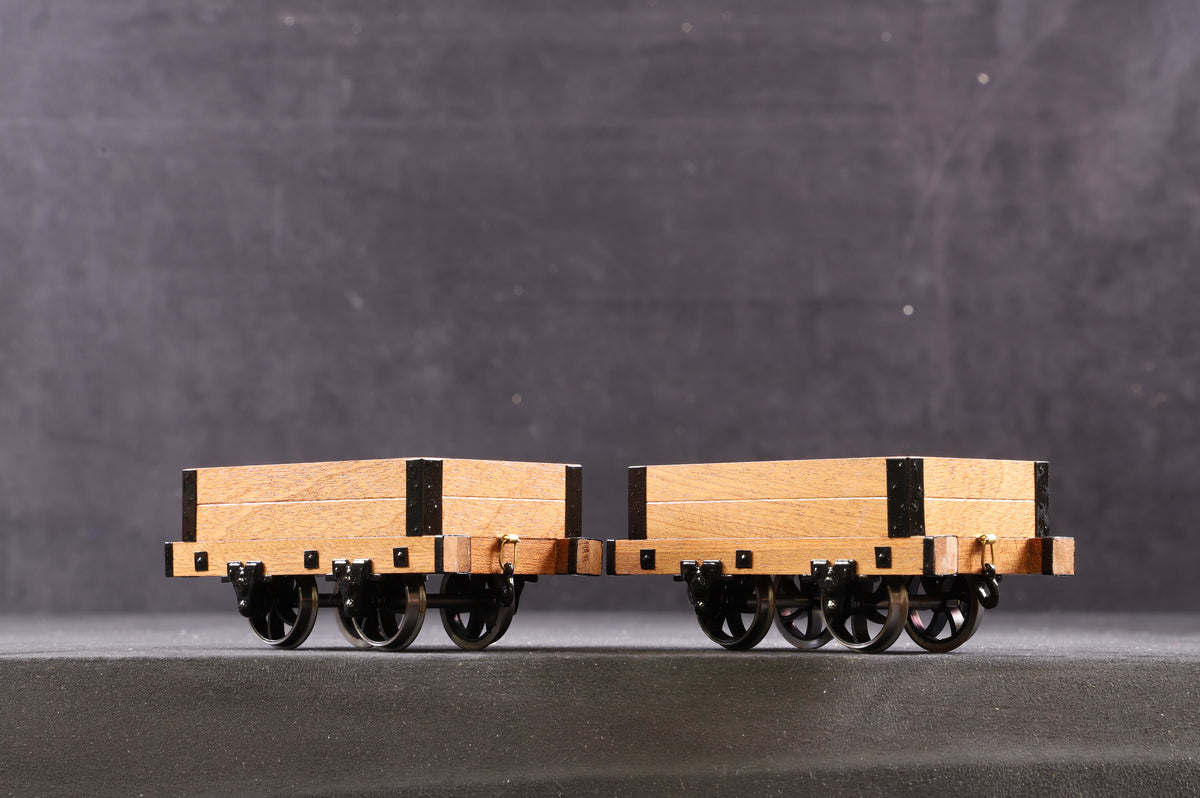 Perfect World 16mm (32mm Narrow Gauge) TL02 Talyllyn Railway Open Wagons x 5