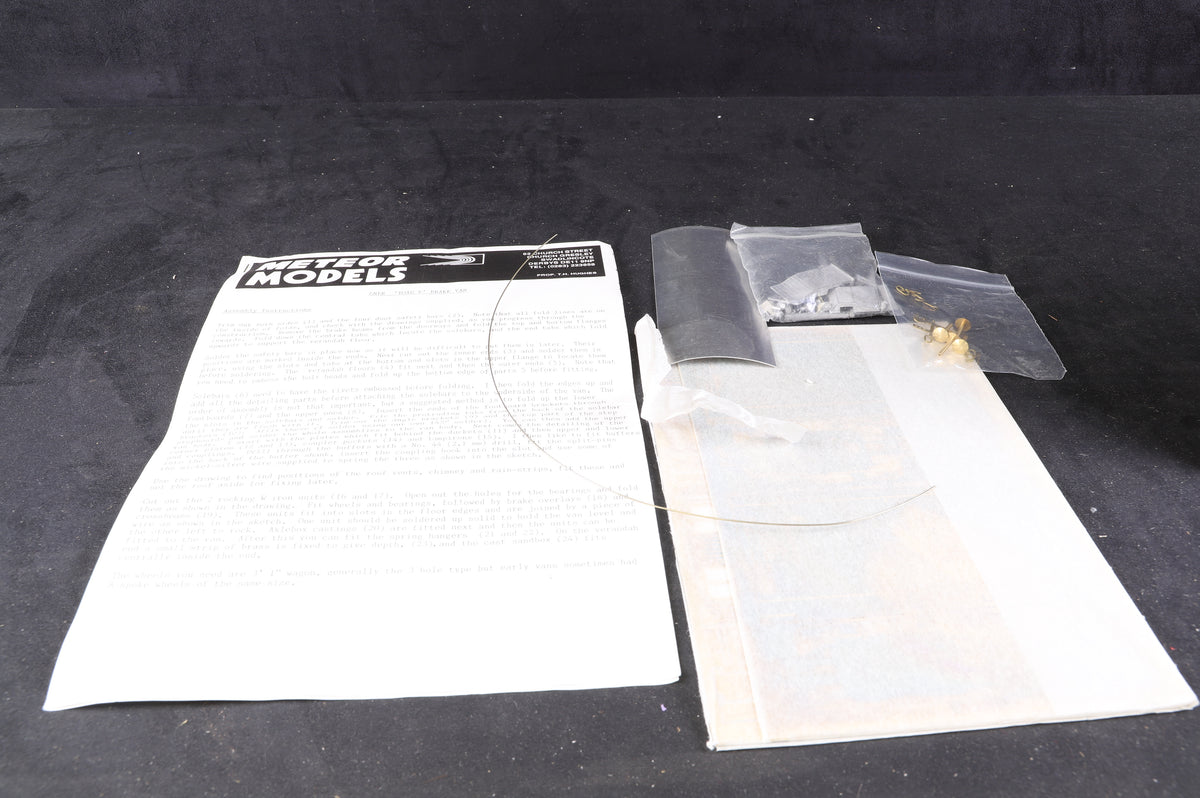 Meteor Models Finescale O Gauge LNER &#39;Toad E&#39; Brake Van Kit