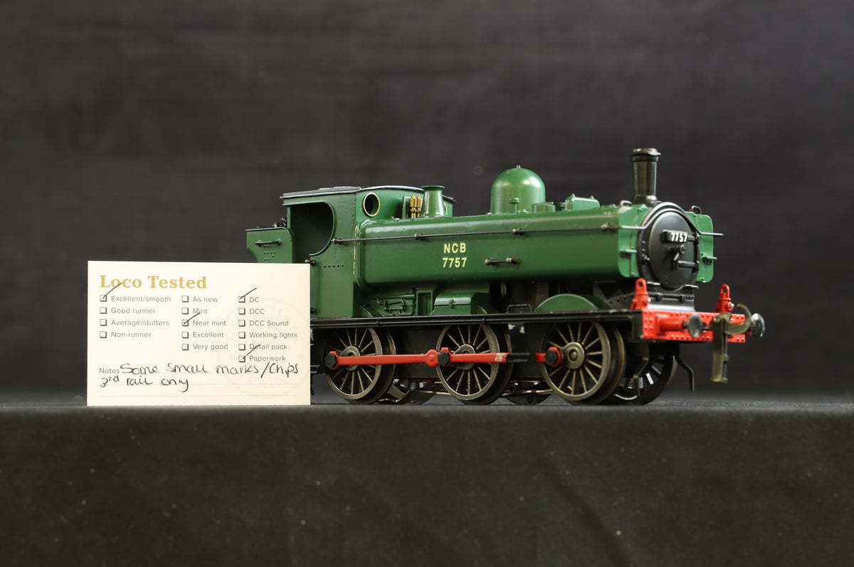 Darstaed Coarse Scale O Gauge GWR 57xx Pannier Tank NCB &#39;7757&#39;