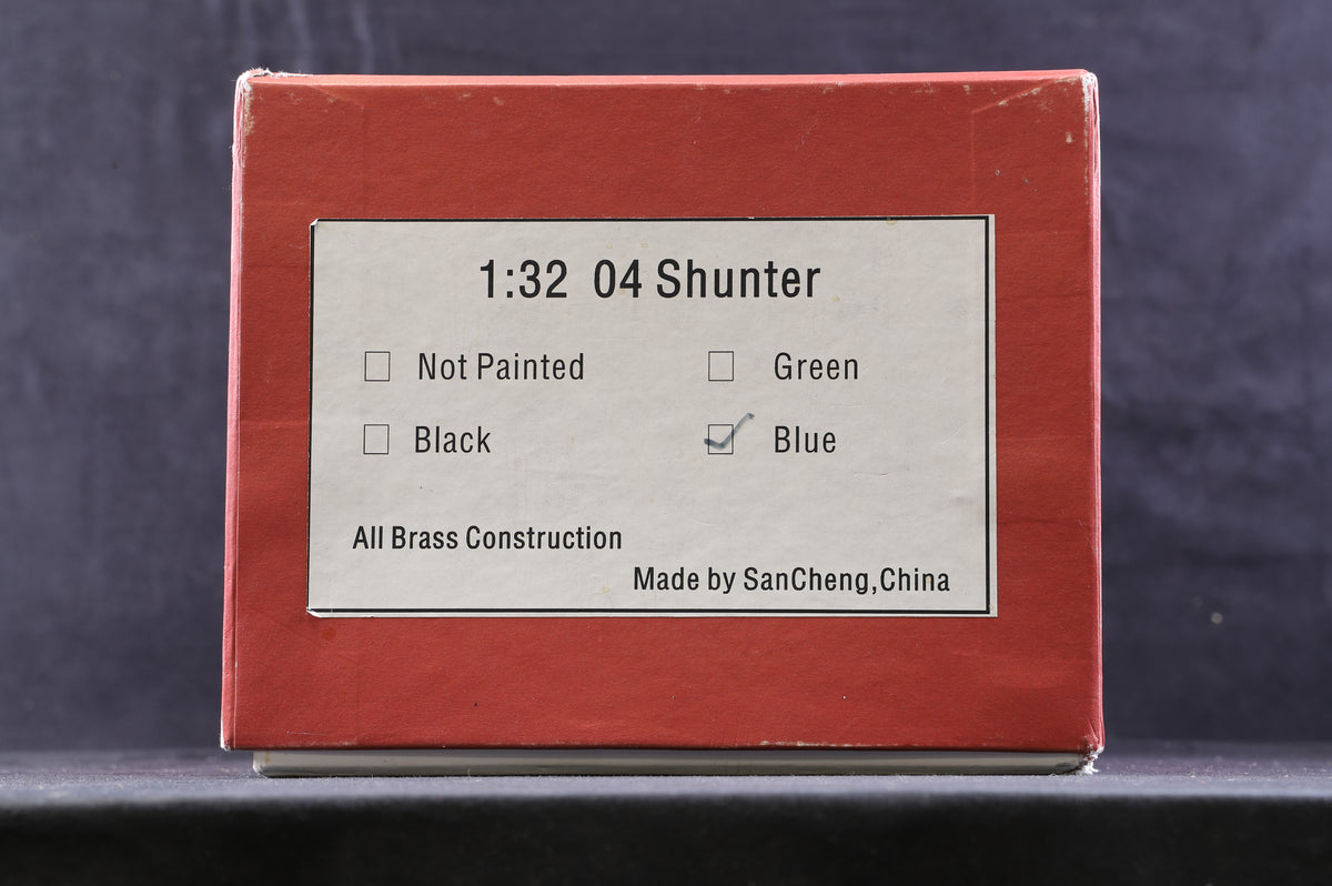 Sancheng/Bachmann Brassworks Gauge 1 1:32 Class 04 Diesel Shunter &#39;04110&#39; Br Blue w/Was Stripes, DCC Sound