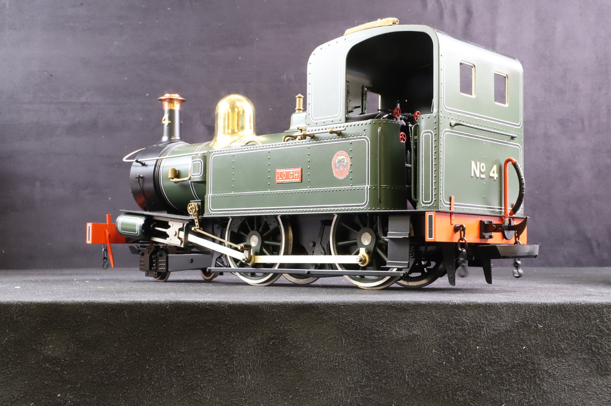 Accucraft 1:20.3 Scale E20-1 Isle of Man Railway 2-4-0T &#39;4&#39; &#39;Loch&#39;, Electric