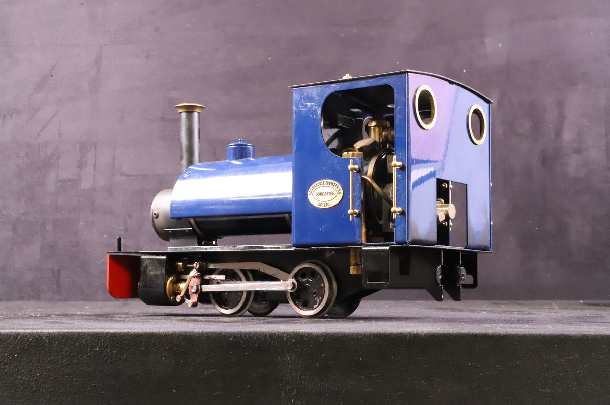 Roundhouse 16mm (32mm Gauge) Live Steam 0-4-0 Tank Locomotive Blue