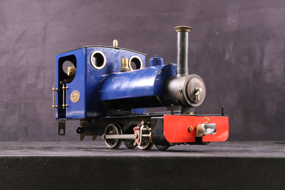 Roundhouse 16mm (32mm Gauge) Live Steam 0-4-0 Tank Locomotive Blue