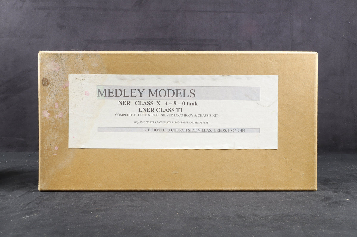 Medley Models O Gauge NER Class X 4-8-0 Tank Kit