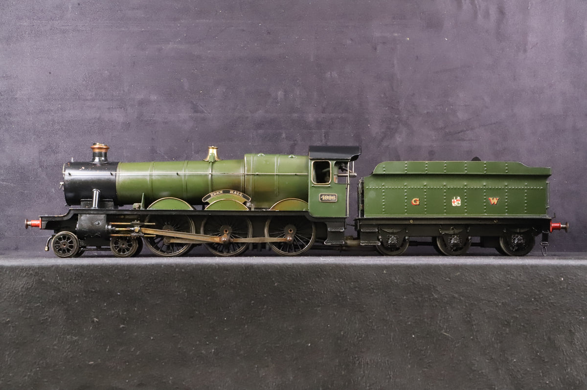 Gauge 1 Live Steam (Scratch/Kit-Built) GWR Hall Class No. 4996 &#39;Eden Hall&#39;