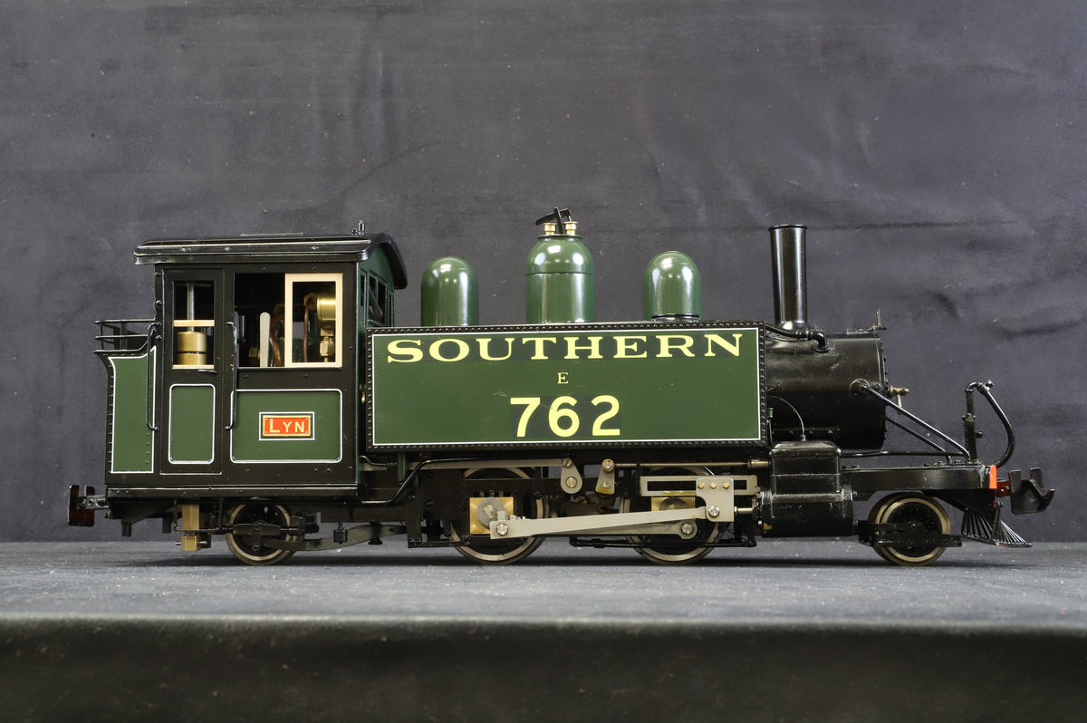 Accucraft 16mm (32mm Gauge) Live Steam Lynton &amp; Barnstaple 2-4-2T &#39;762&#39; &#39;Lyn&#39; SR Green