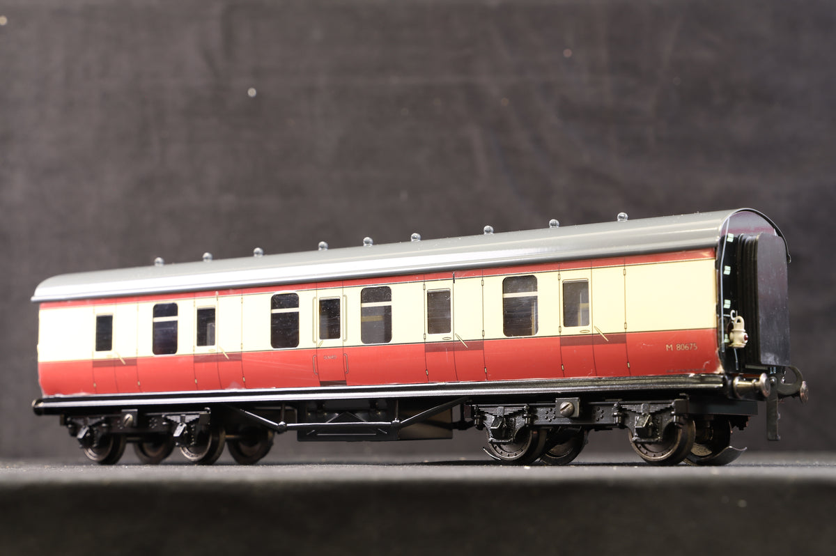 Ace Trains Coarse Scale O Gauge BR MK1 Full Brake Carmine/Cream with Working Tail Lamp