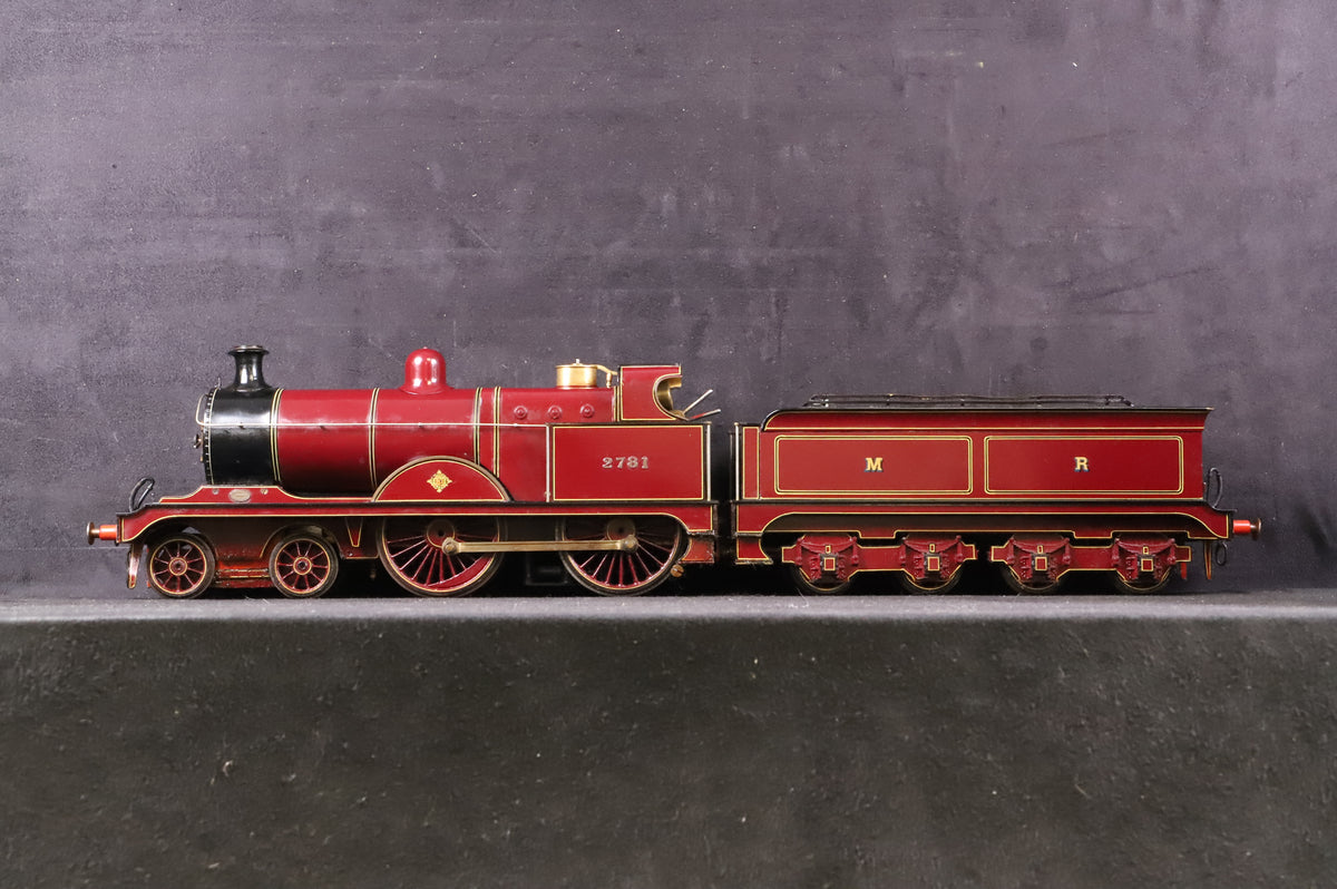 Paul Forsyth Gauge 1 Live Steam Midland Railway Class 3 No. 2781 Lined Maroon