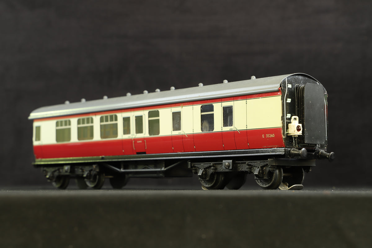 ACE Trains Coarse Scale O Gauge Mk1 Brake Coach BR Crimson &amp; Cream