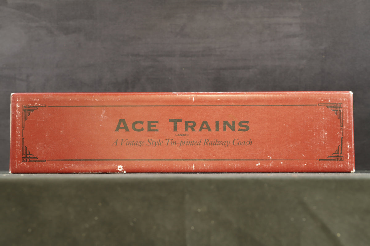 ACE Trains Coarse Scale O Gauge Mk1 Brake Coach BR Crimson &amp; Cream