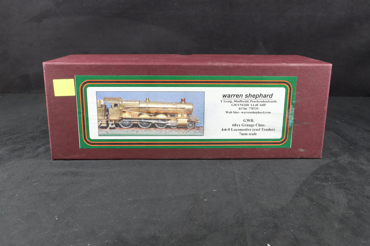 Warren Shephard O Gauge GWR Class 68xx &#39;Grange&#39; 4-6-0 &amp; Tender Kit