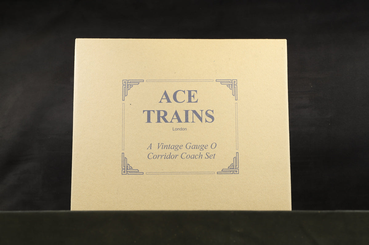 ACE Trains Coarse Scale O Gauge LNER Gresley Teak Coaches, Set of 3