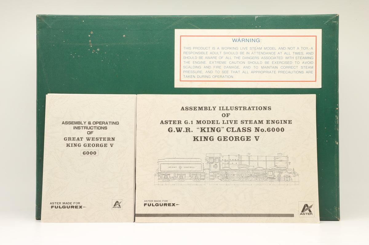 WORKSHOP Aster Gauge 1 1:32 Live Steam Great Western 'King' No. 6000 'King George V'