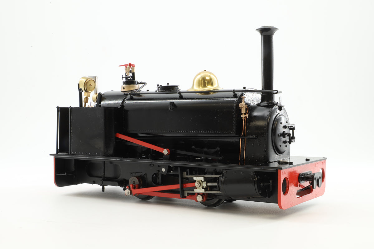 Accucraft 16mm (32mm Gauge) Live Steam Quarry Hunslet, Plain Black