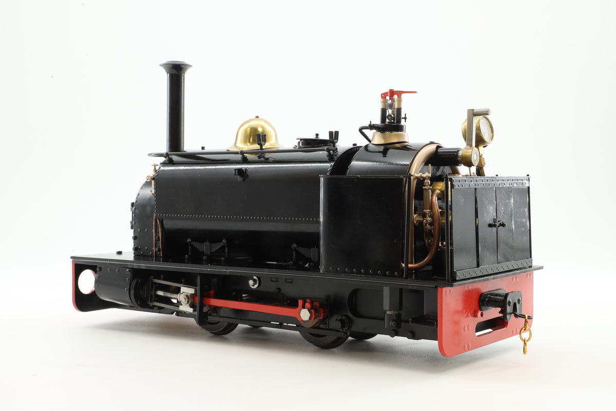 Accucraft 16mm (32mm Gauge) Live Steam Quarry Hunslet, Plain Black