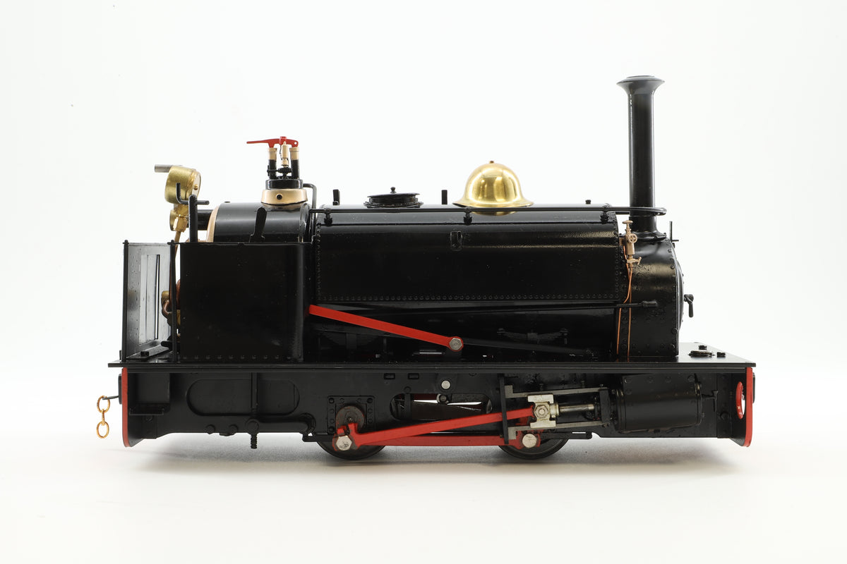 Accucraft 16mm (32mm Gauge) Live Steam Quarry Hunslet, Plain Black