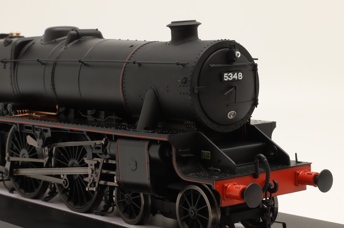 Finescale O Gauge Ellis Clark Trains Black Five No. 5348 (Riveted Tender), DCC Sound