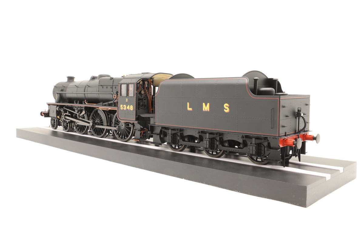 Finescale O Gauge Ellis Clark Trains Black Five No. 5348 (Riveted Tender), DCC Sound