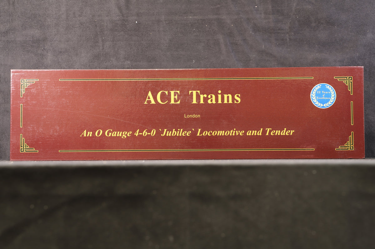 ACE Trains O Gauge Coarse Stanier Jubilee 4-6-0 &#39;45641&#39; &#39;Sandwich&#39; BR Lined Green, 2 &amp; 3 Rail