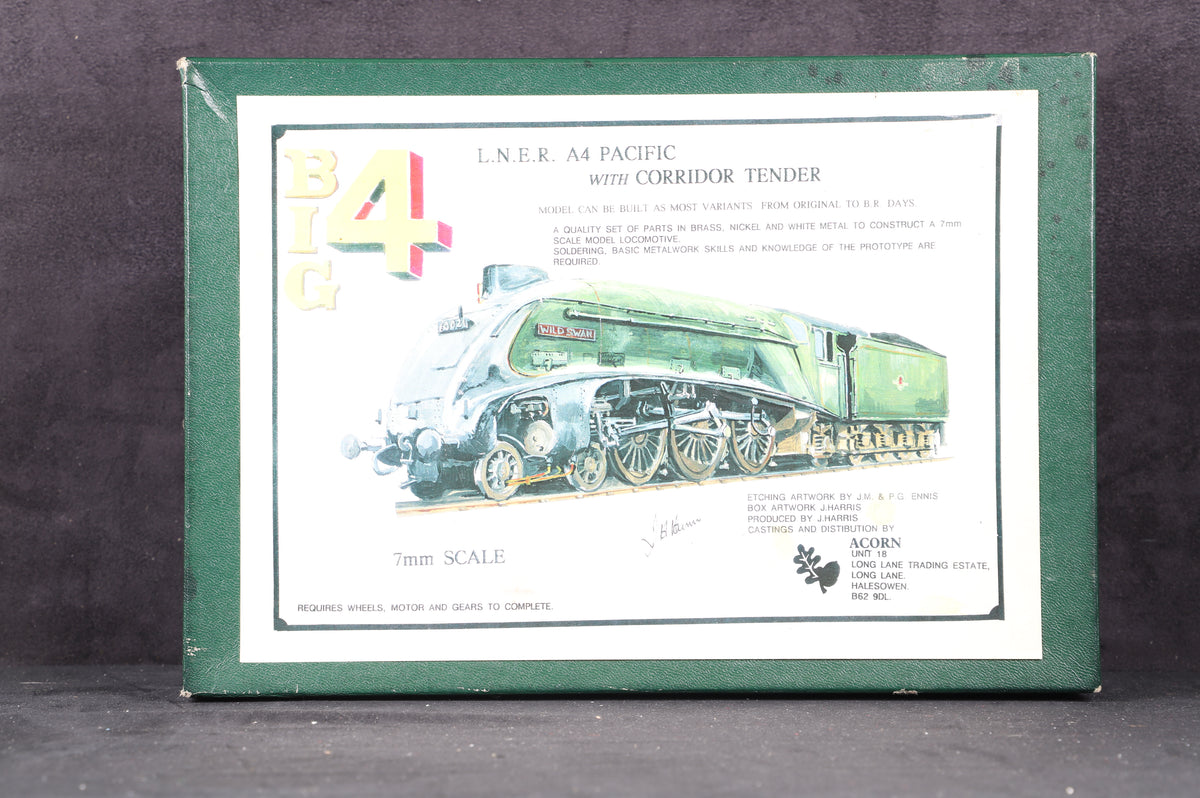 Acorn O Gauge LNER Class A4 4-6-2 Kit w/Wheels