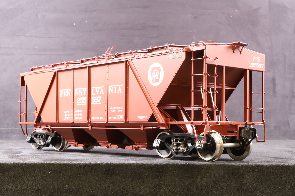 Eastern Railways Models Gauge 1 Pennsylvania Railroad H30 Covered Hopper, Red