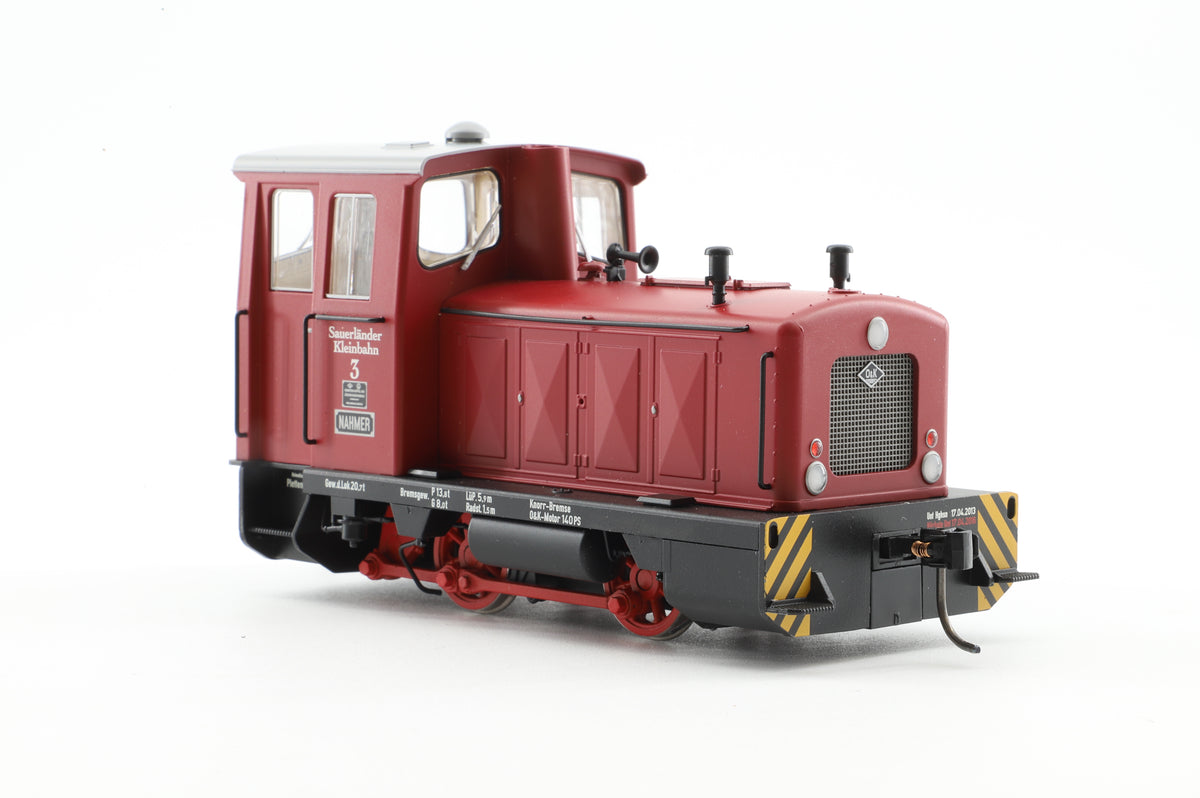 Schnellenkamp Modell 0m Scale (1:45) Wandsbek Industrial Railway Diesel Locomotive MV8, DCC Sound