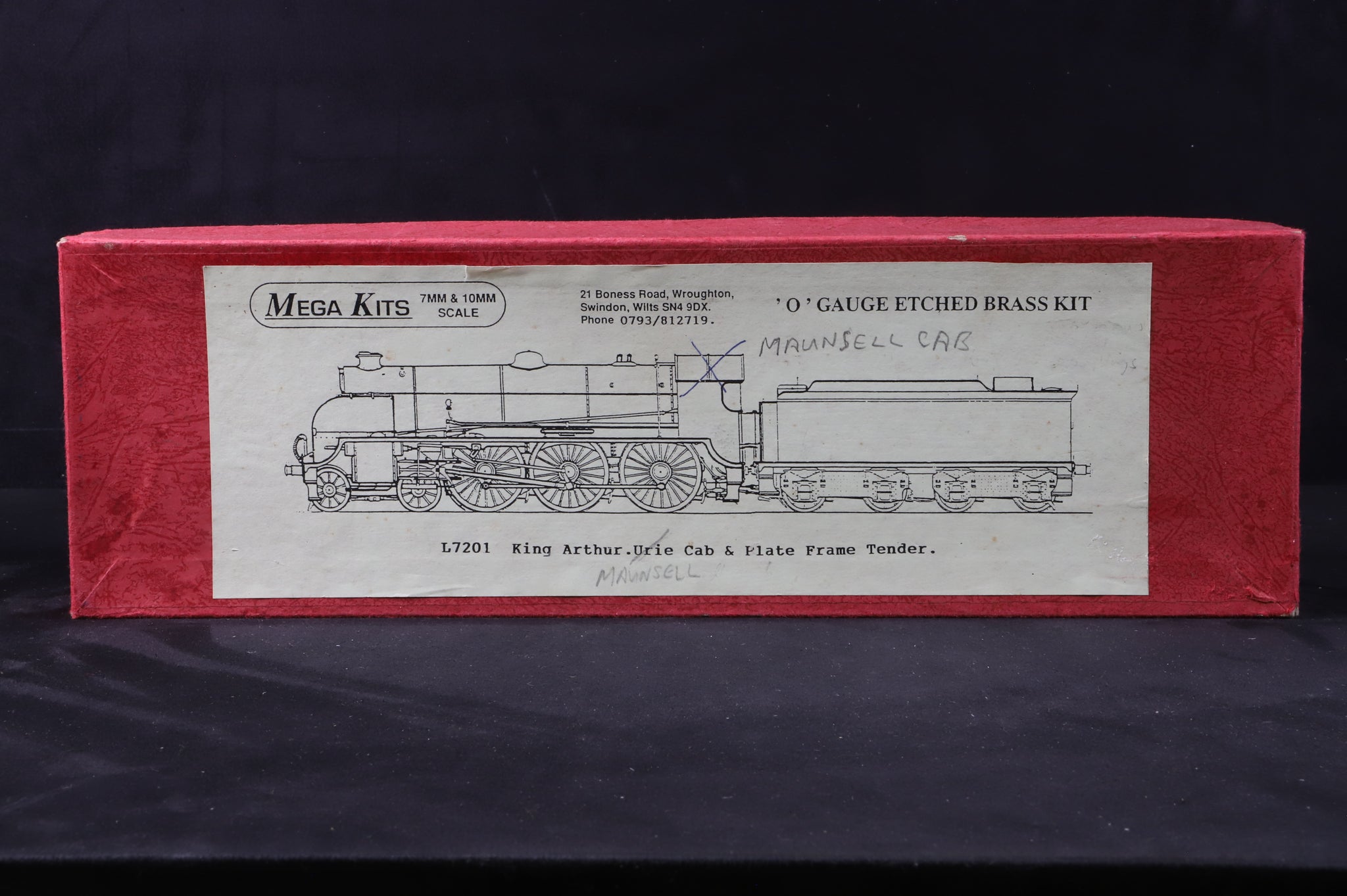 Mega Kits LSWR/SR/BR King Arthur Class (Maunsell Cab) Locomotive Kit ...